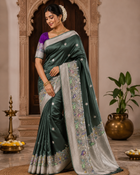 Mashru satin Silk Saree- MS24