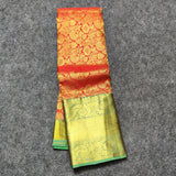 Kanchi pattu half fine bridal wear saree HF02