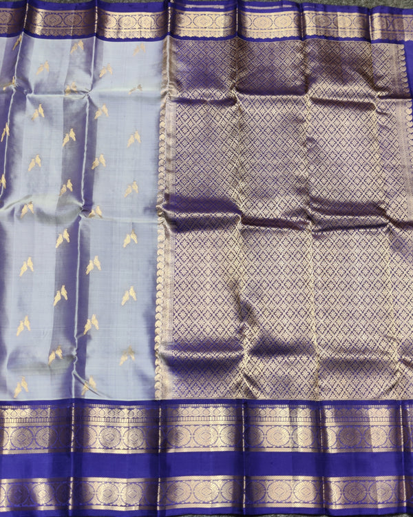 Kanchi Vintage Gap border pattu - KMP255 alternate view