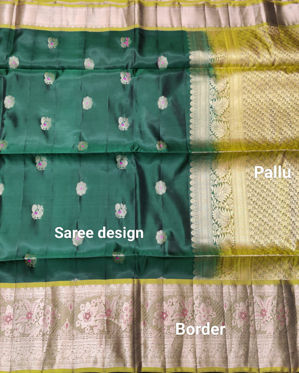 Meenakari kanchi lightweight pattu Saree - KMP143 alternate view