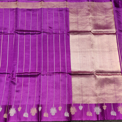 Raw mango Pure Silk Saree - RM07