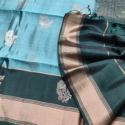 Lightweight pattu Scurt Border Saree - LWP145