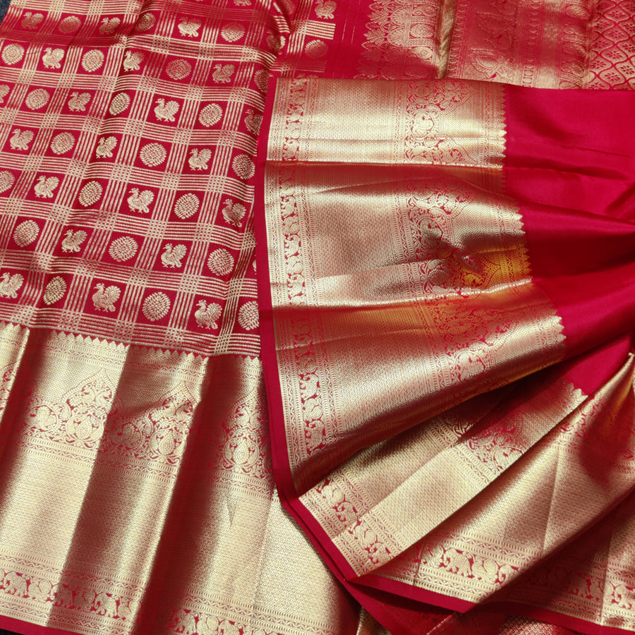 Kanchi Vintage Handloom Pattu Saree - KMP235