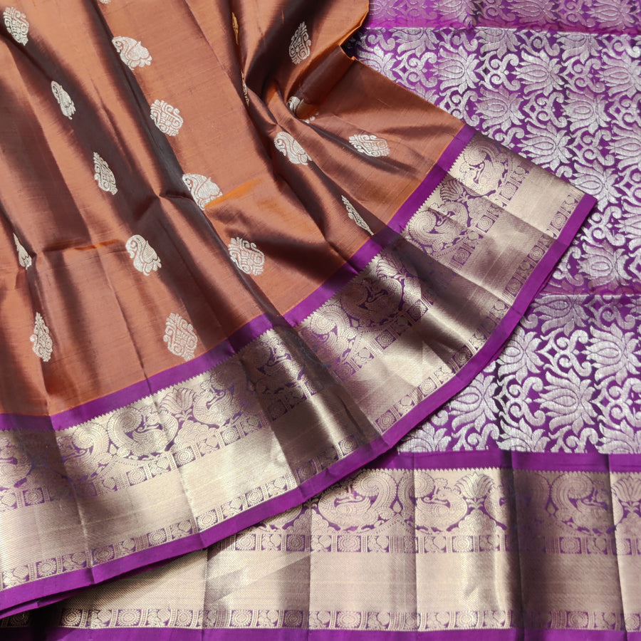 Meenakari kanchi lightweight pattu Saree - KMP25