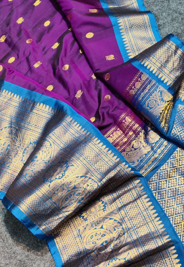 Gadwal pure silk saree - GPS09
