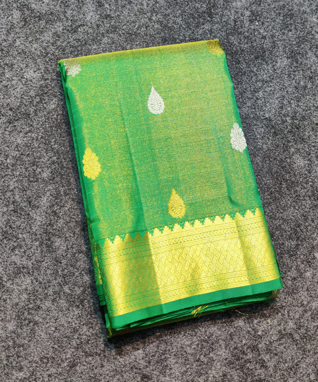 Kanchi Pure Handloom Tissue Silk Saree-KMP116