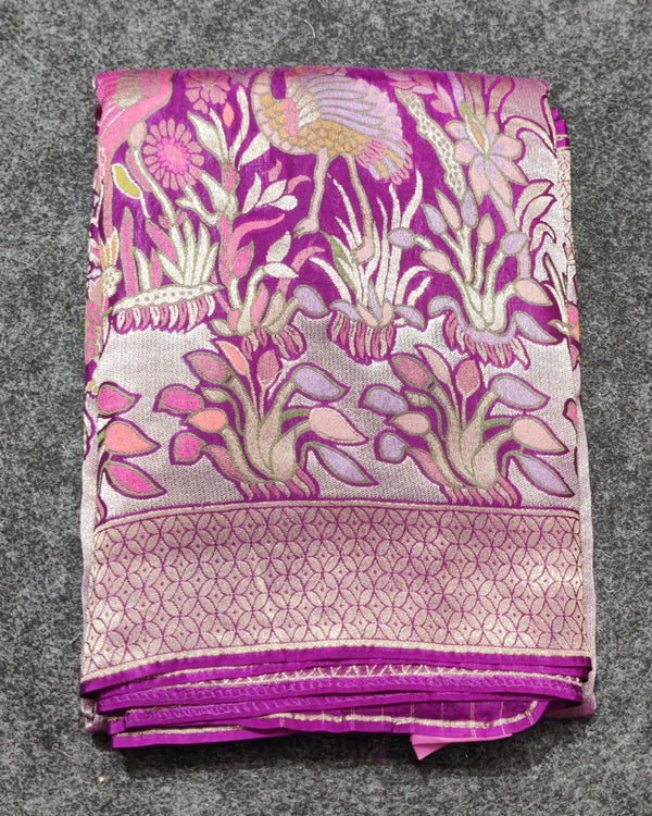 Banaras Tissue Allover Meenakari - BRS35