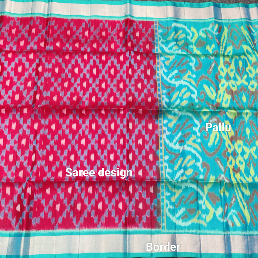 Ikkath Pure handloom silk saree - IKT12