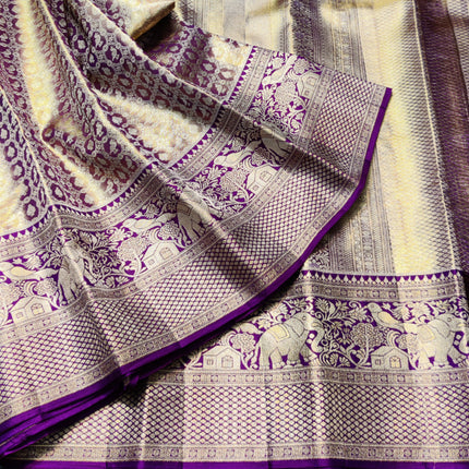 Kanchi Pattu Wedding Sarees @50% Off -KMP1744