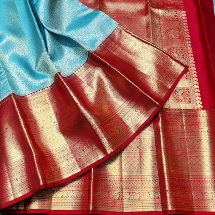 Kanchi pure bridal wear saree - KMP1323
