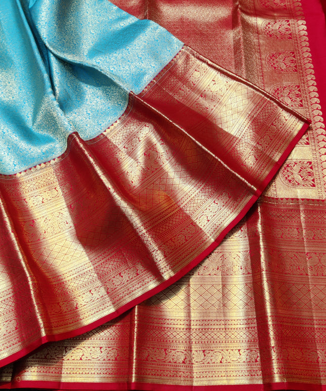 Kanchi pure bridal wear saree - KMP1323