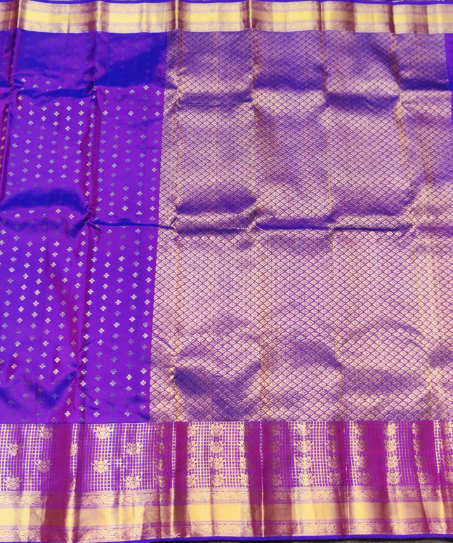 Kanchi pure vintage silk Saree - KMP3006