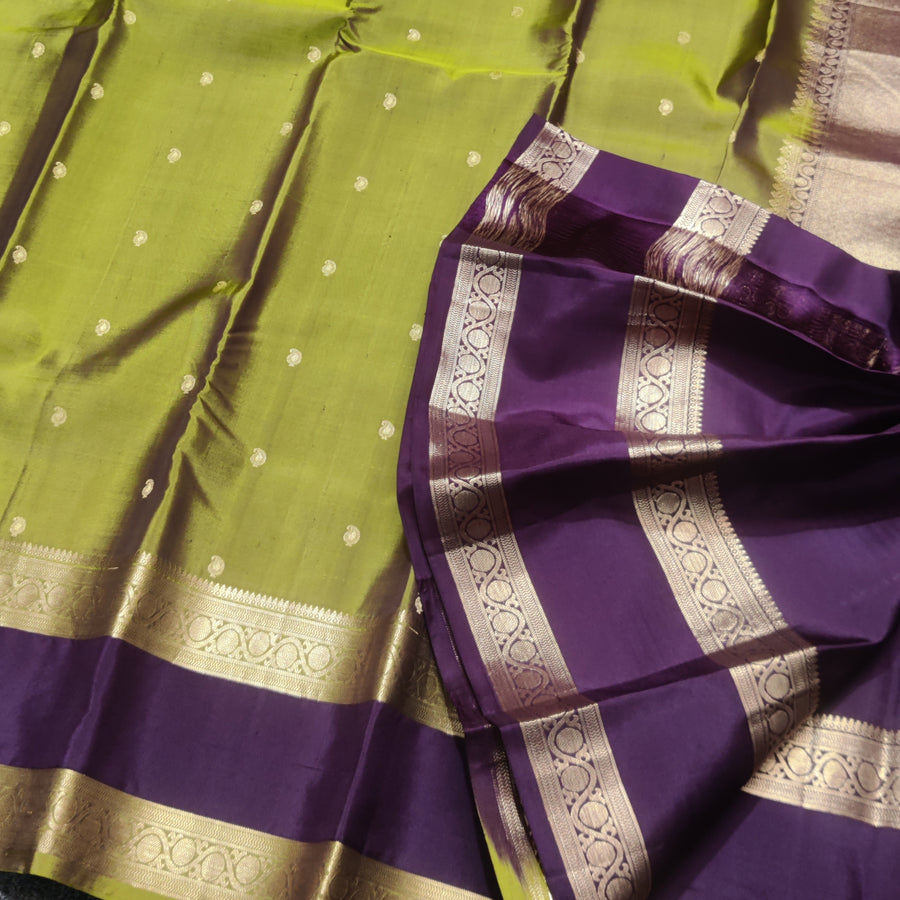 Kanchi Handloom Vintage Gap Border - KMP3