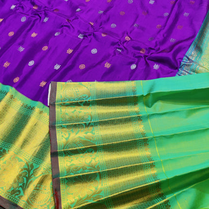 Gadwal pure handloom kuttu silk saree - GPS125
