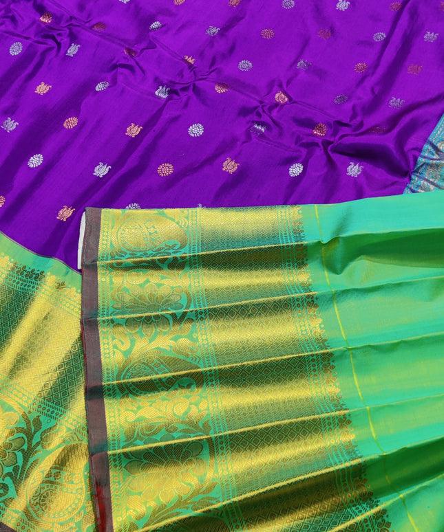 Gadwal pure handloom kuttu silk saree - GPS125