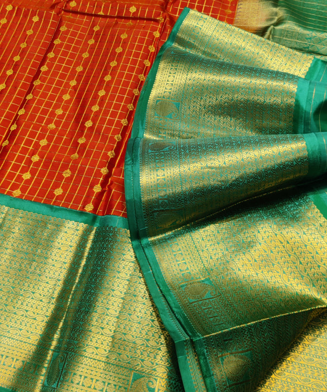 Kanchi Handloom Kuttu Pure Silk Saree - KMP2016