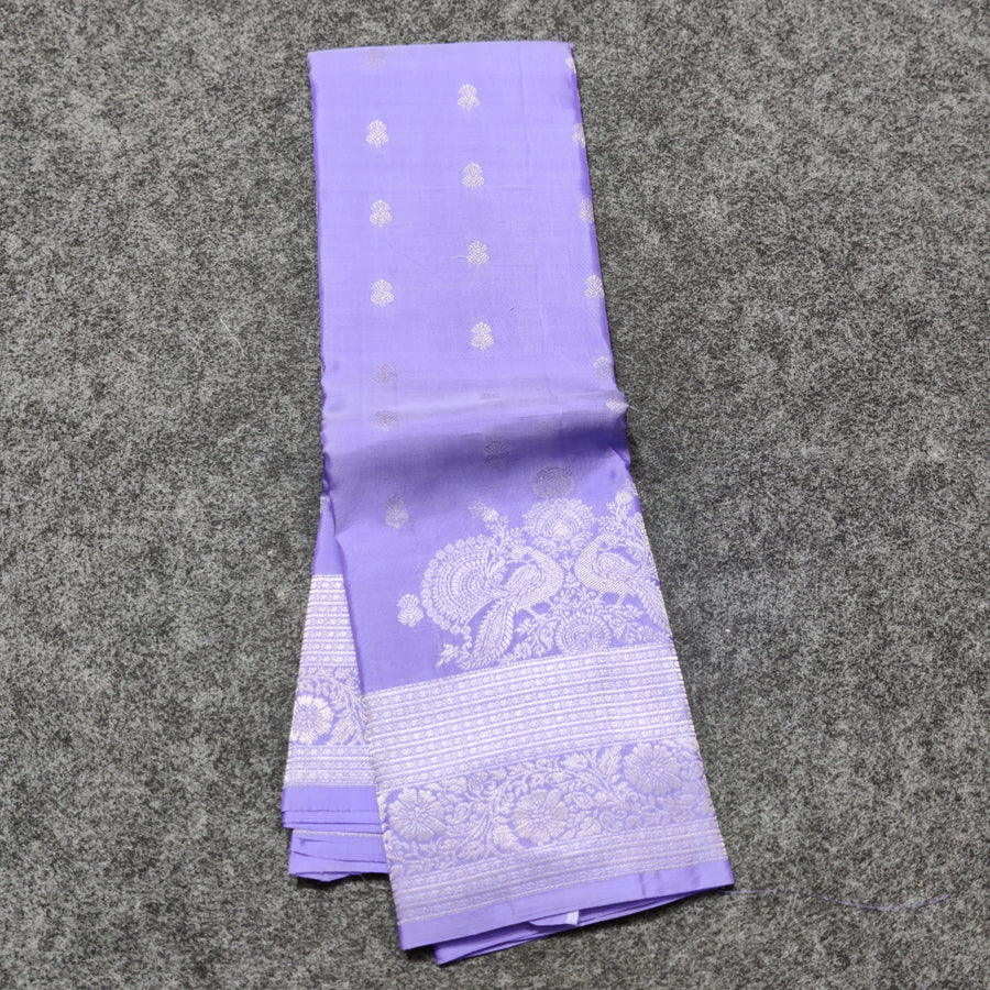 35% off Kanchi Pure Lavender Saree - KMP51