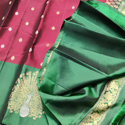 Kanchi pure soft silk Saree - KMP2051