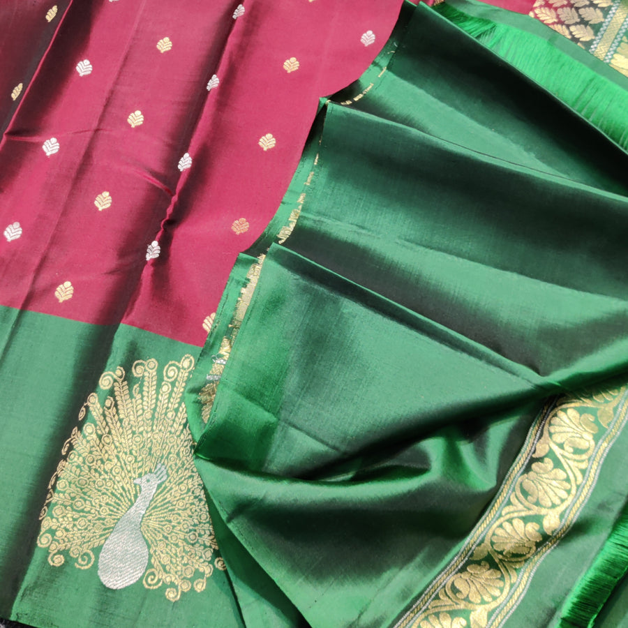Kanchi pure soft silk Saree - KMP2051