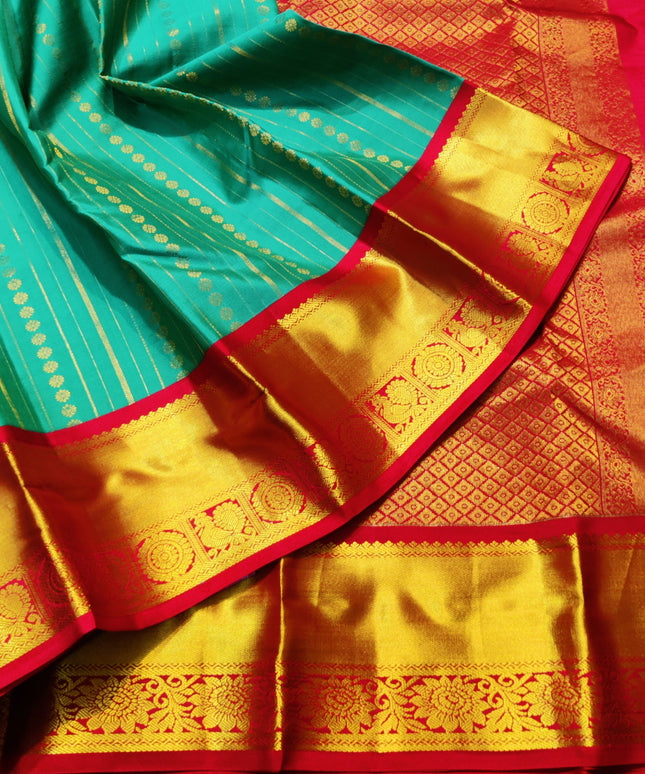 Kanchi Handloom Kuttu Pure Silk Saree - KMP941