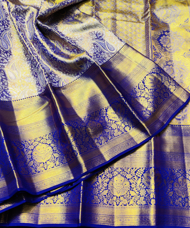 Kanchi Pattu Wedding Sarees @30% Off -KMP965