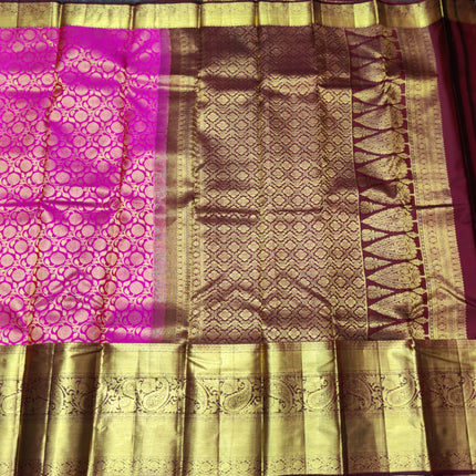 Kanchi pure Bridal wear saree @30% Off - KMP19