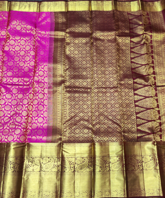 Kanchi pure Bridal wear saree @30% Off - KMP19