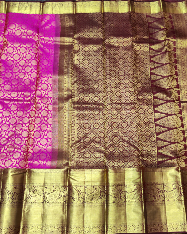 Kanchi pure Bridal wear saree @30% Off - KMP19 alternate view