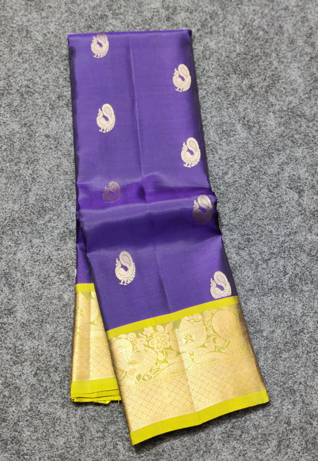 Kanchi Vintage Small border pattu - KMP168