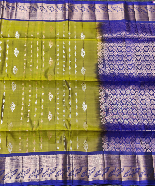 Meenakari kanchi lightweight pattu Saree - KMP306