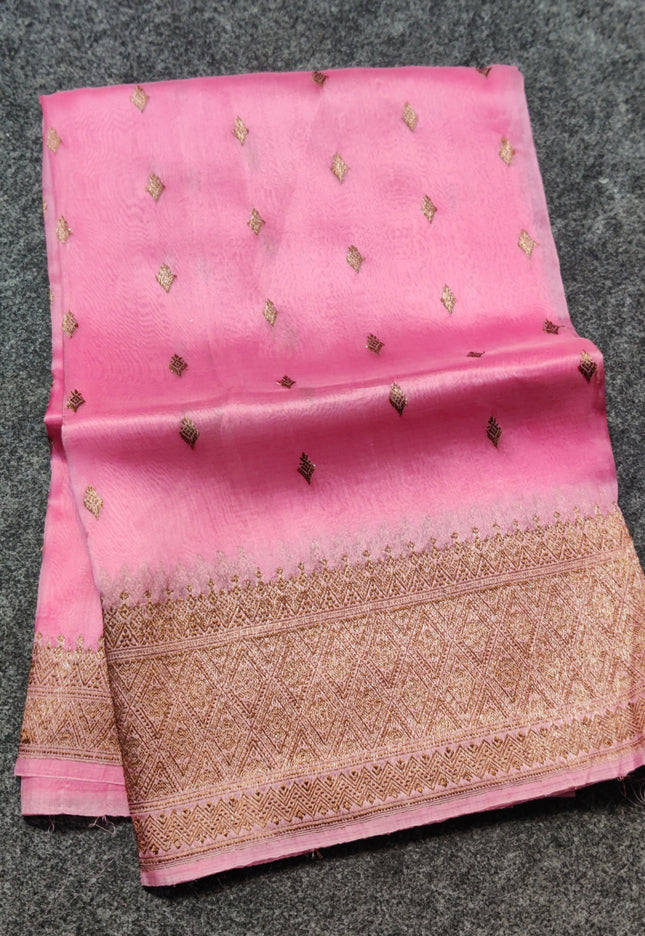 Organza Silk Saree - ORK03