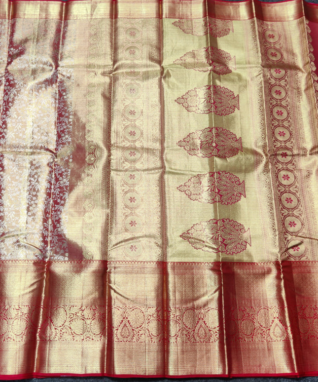Kanchi Pattu Wedding Saree @35% Off -KMP63