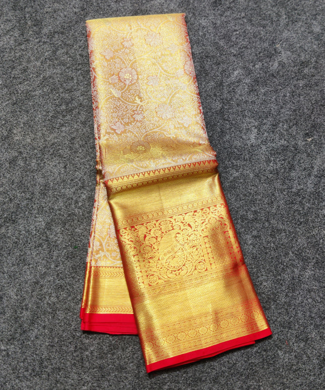 Kanchi Pattu Wedding Saree @35% Off -KMP60