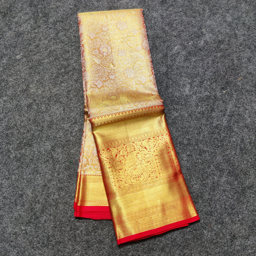 Kanchi Pattu Wedding Saree @35% Off -KMP60