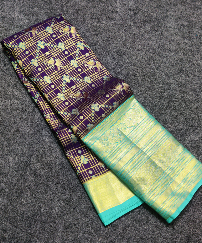 Kanchi Pure Handloom Bridal Wear Saree - KMP867