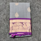 Kanchi pure small border saree- KMP237