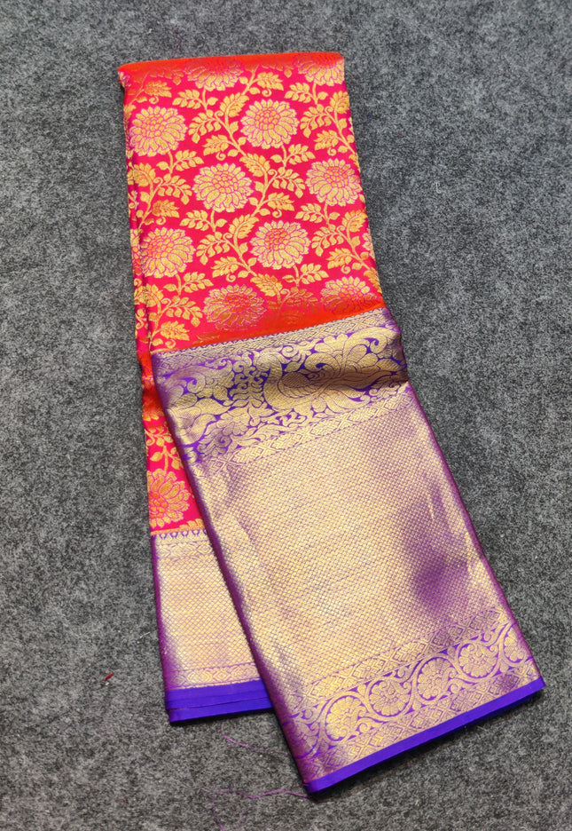 Kanchi pure bridal wear saree - KMP1329
