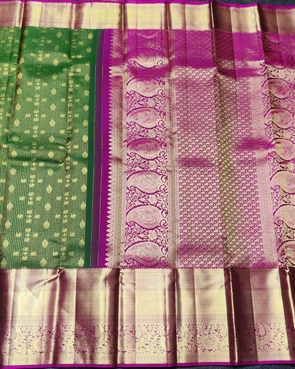 Kanchi Vintage Handloom Pattu Saree - KMP233 alternate view