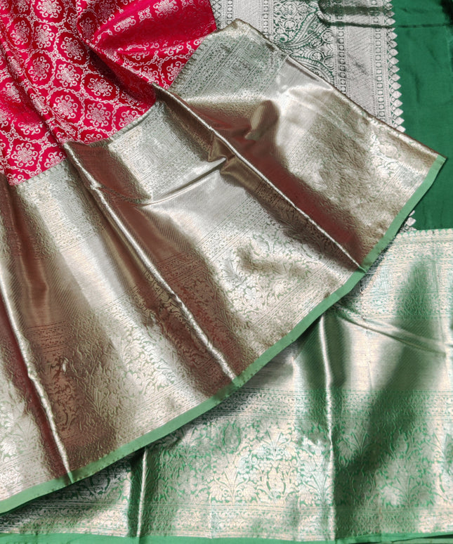 Kanchi pattu half fine bridal wear saree HF31