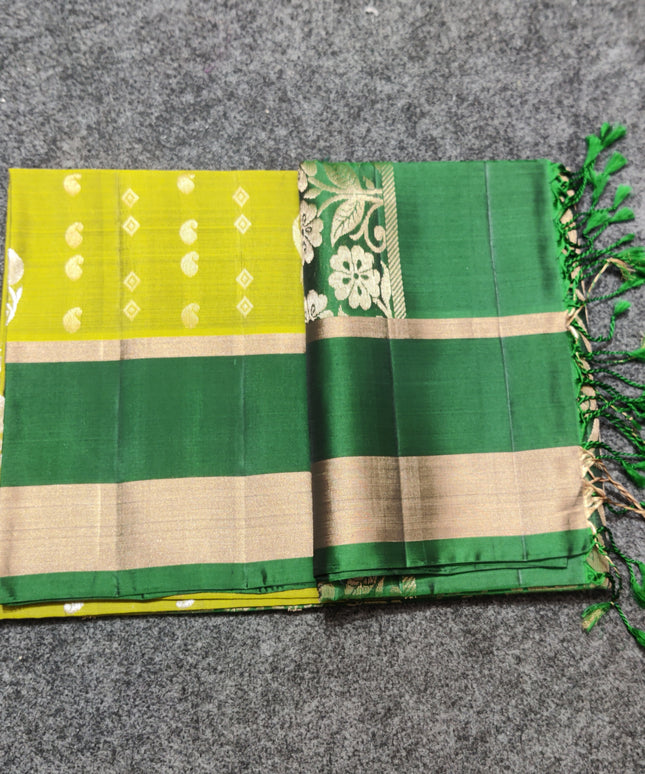 Lightweight pattu Scurt Border Saree - LWP84