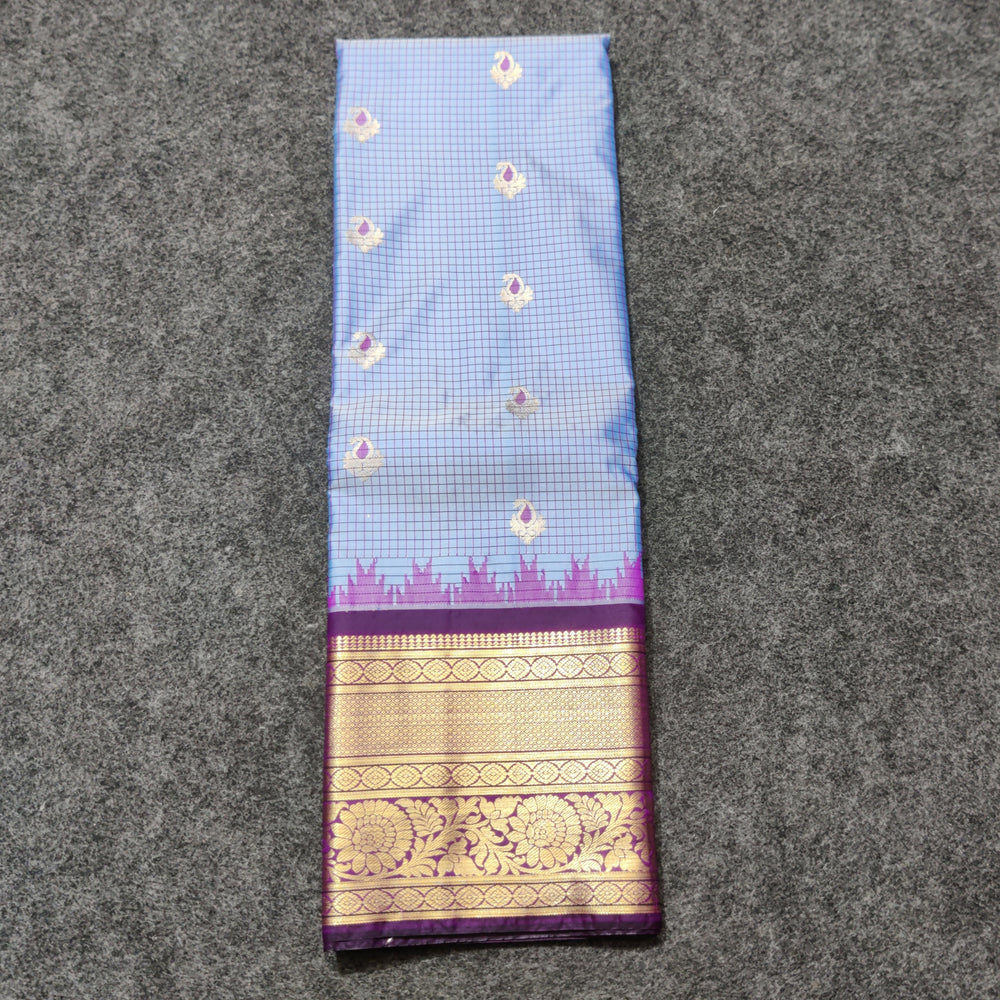 Gadwal Semi Silk Saree - GSM32