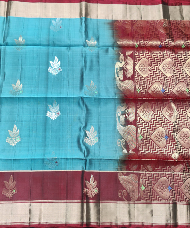Lightweight pattu Scurt Border Saree - LWP93