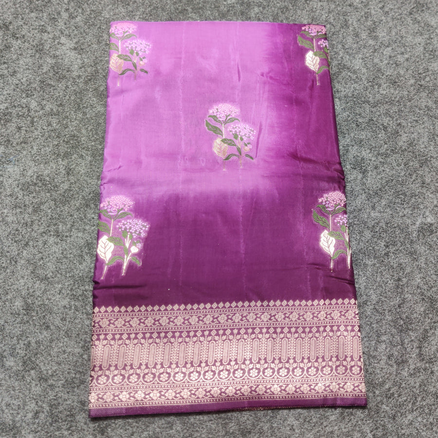 Satin Silk Saree- SA17