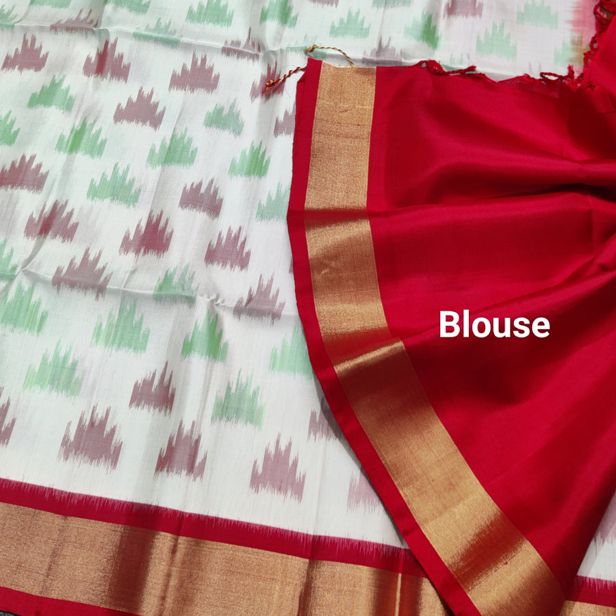 Ikkath Pure handloom silk saree - IKT08