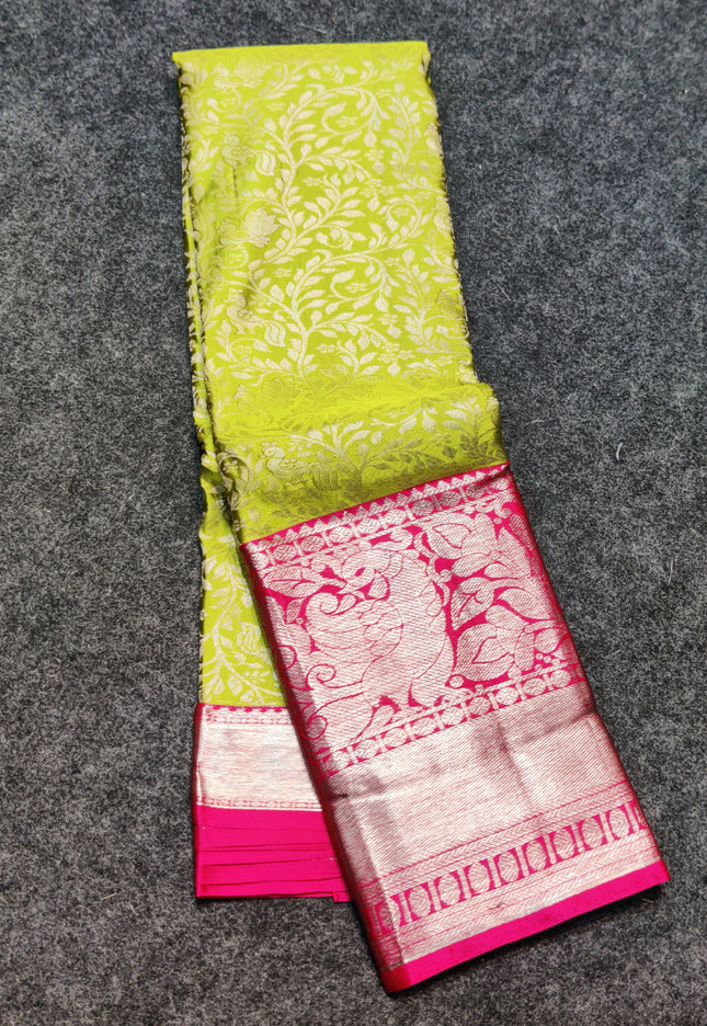 Kanchi pattu half fine Bridal Saree -HF281