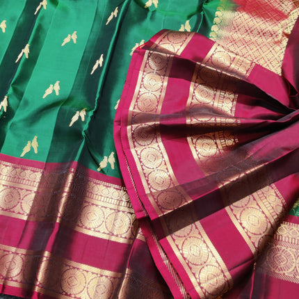 Kanchi Vintage Handloom Pattu Saree - KMP26