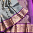 Kanchi pure small border saree- KMP237