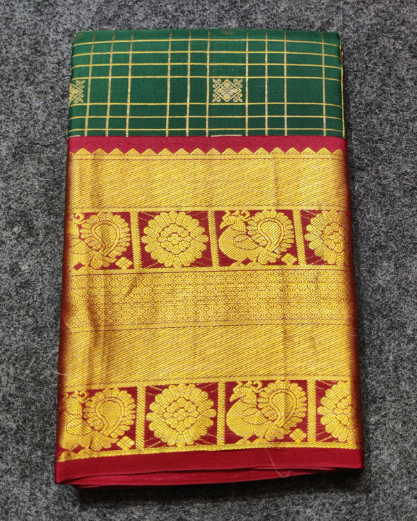 50% off Kanchi kuttu vintage Handloom saree - KMP89
