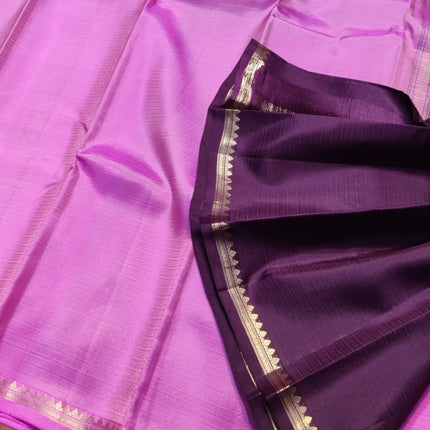 Kanchi pattu small border saree - KMP2030