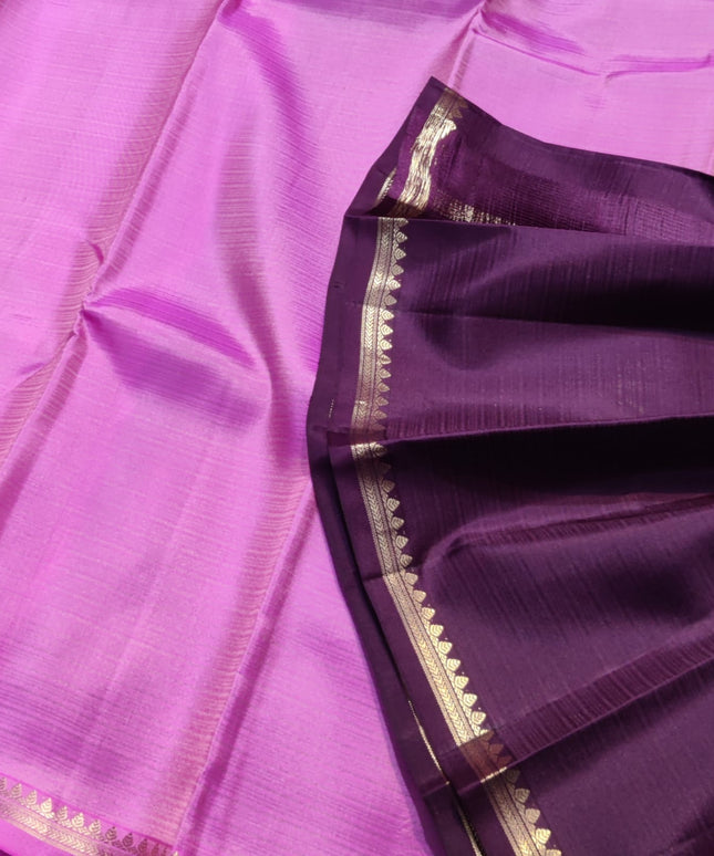 Kanchi pattu small border saree - KMP2030
